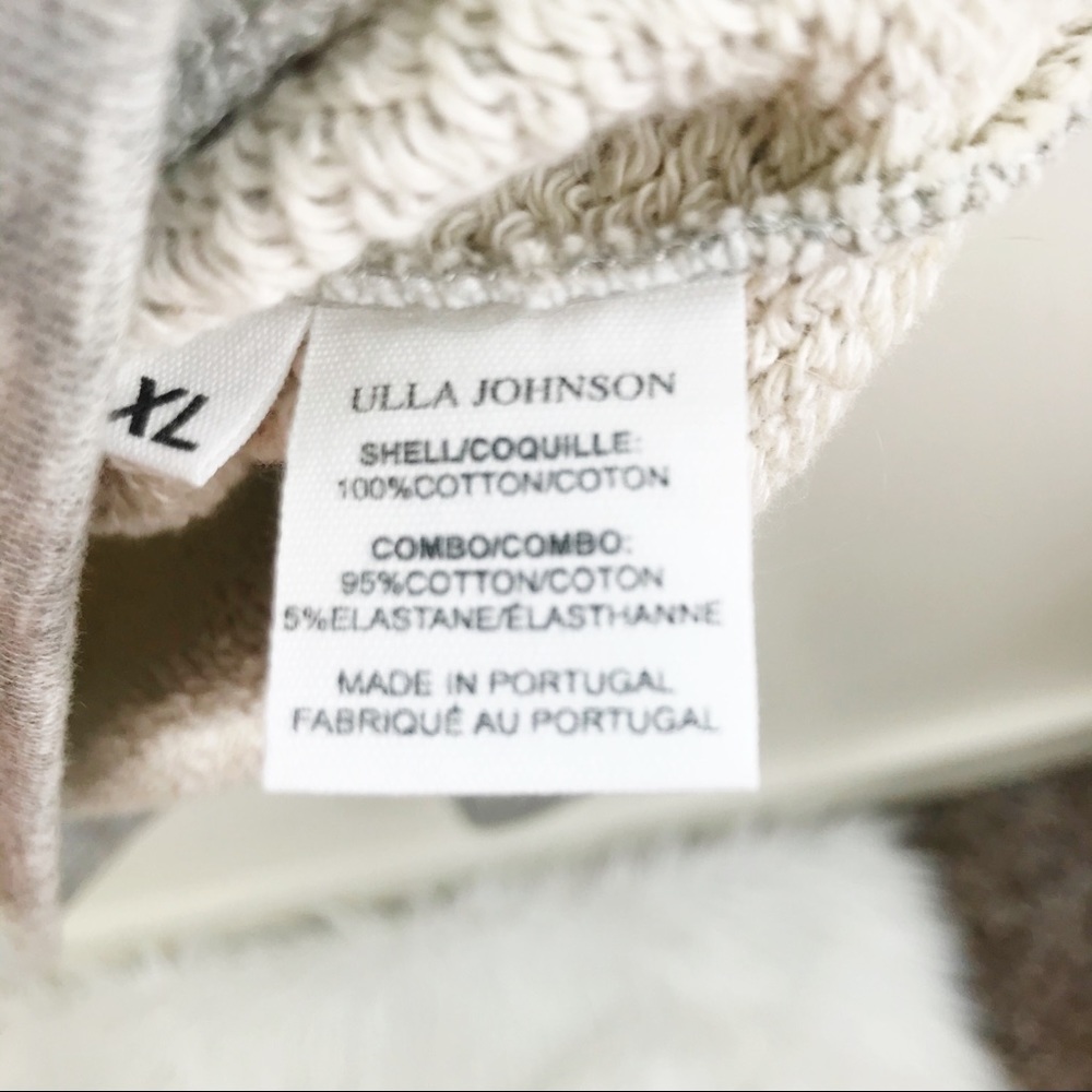 Ulla Johnson Philo Pullover Light Heather Grey Xl - image 8